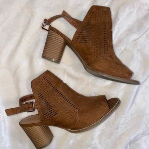 High heel booties